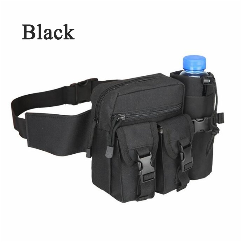 Men's Tactical Casual Fanny Waterproof Pouch Waist Bag Packs Outdoor Military Bag