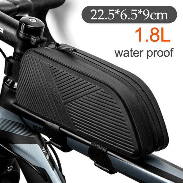New Waterproof Bike Bag MTB Road Cycling Accessories Top Tube Front Frame Bicycle Bag Pouch For Bike Mobile Phone Bag